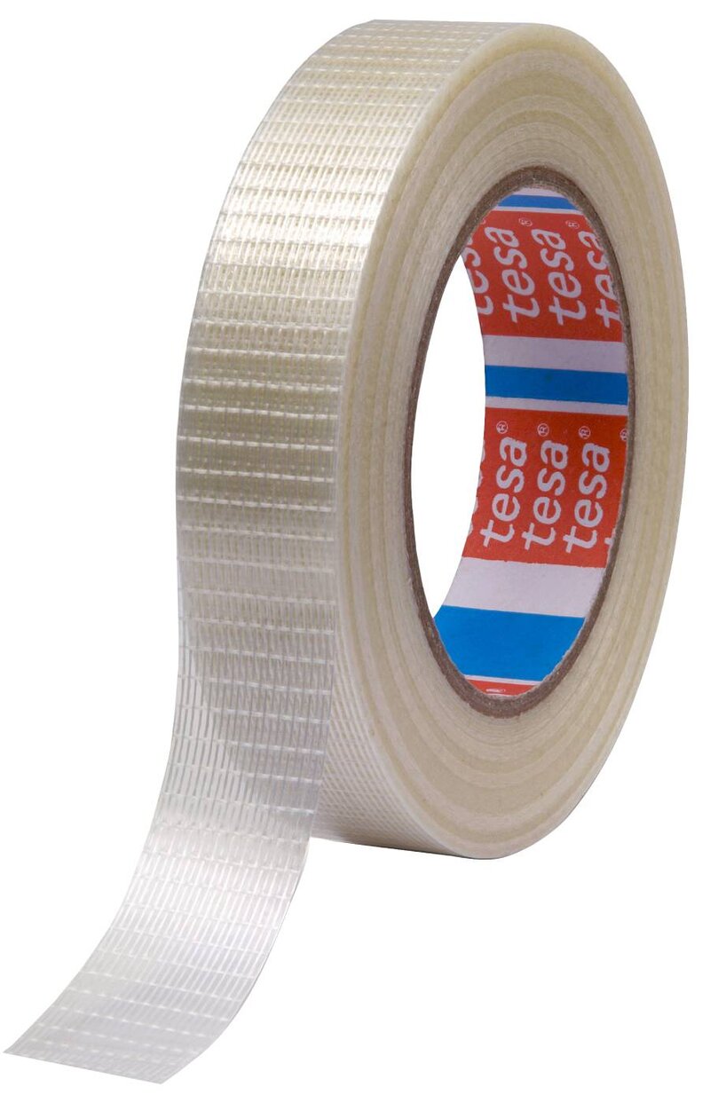 BANDNINGSTEJP 4591 TESA PP KORS GLASFIBERARMERAD 25MMX50M