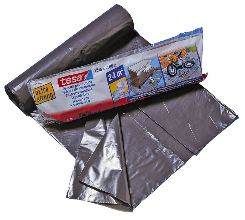 PLASTFOLIE 5561 TESA SKYDDSFOLIE EXTRA STARK 2X12M