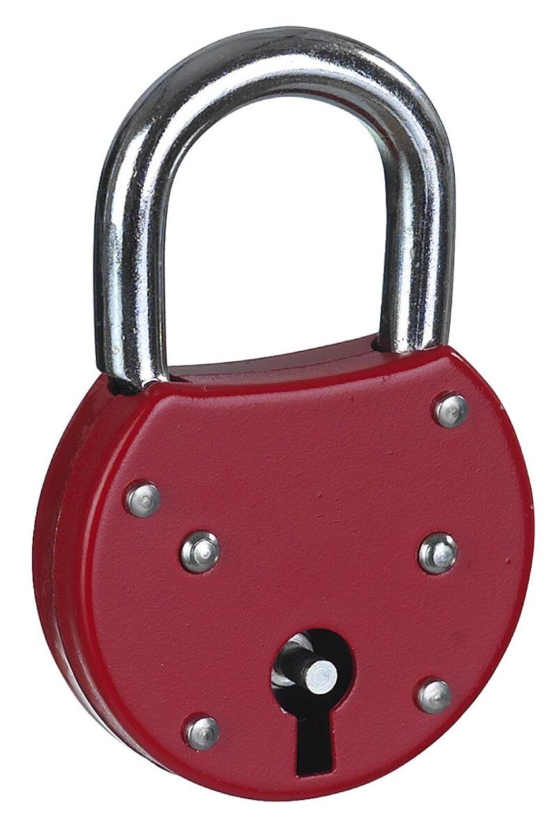 HÄNGLÅS 465/60 ABUS RÖD