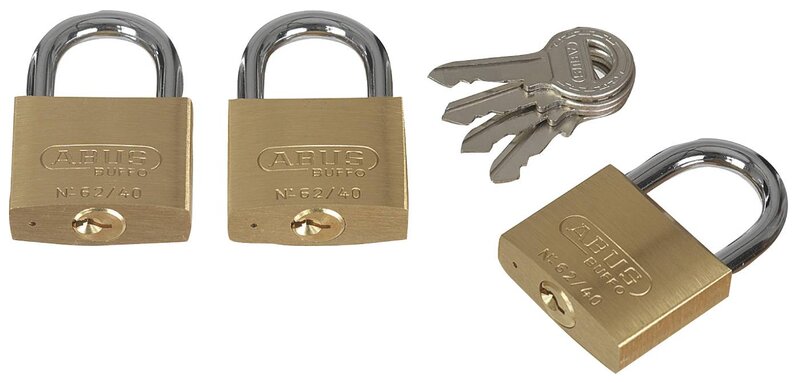 HÄNGLÅS 62/40 TRIPPEL ABUS