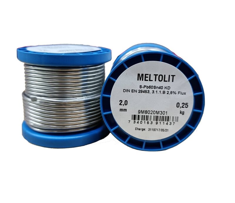 LÖDTRÅD MELTOLIT PB60SN40 KD 2,0MM 250G