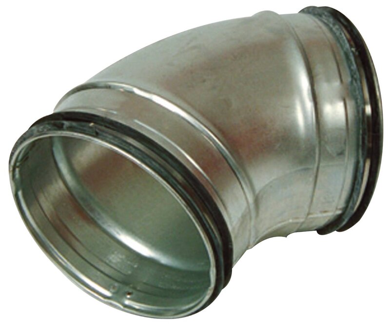 RÖRBÖJ 45 GRADER MED PACKNINGAR FLEXIT DIAMETER 100MM