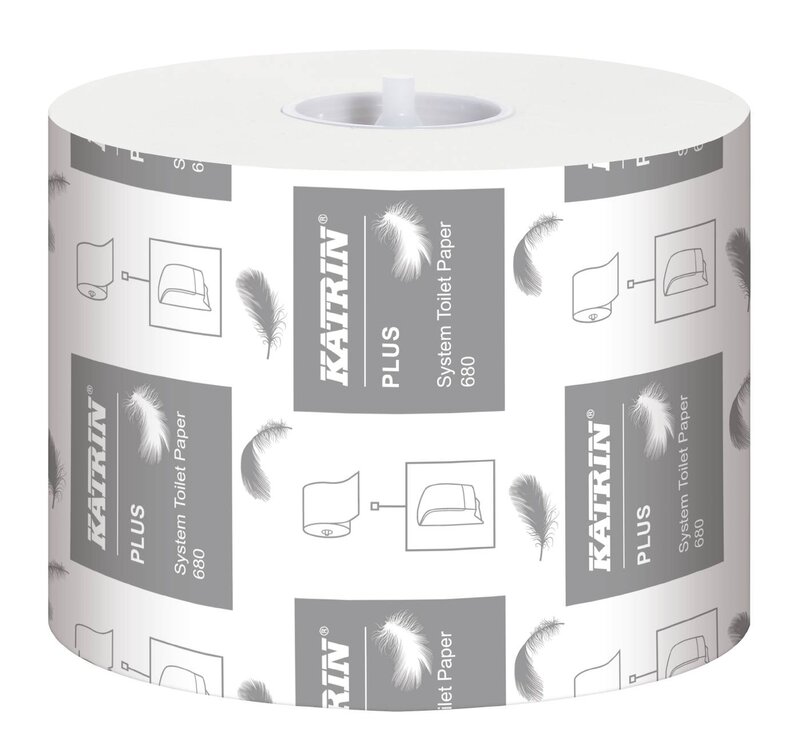 TOALETTPAPPER PLUS SYSTEM 680 KATRIN 2-LAGER
