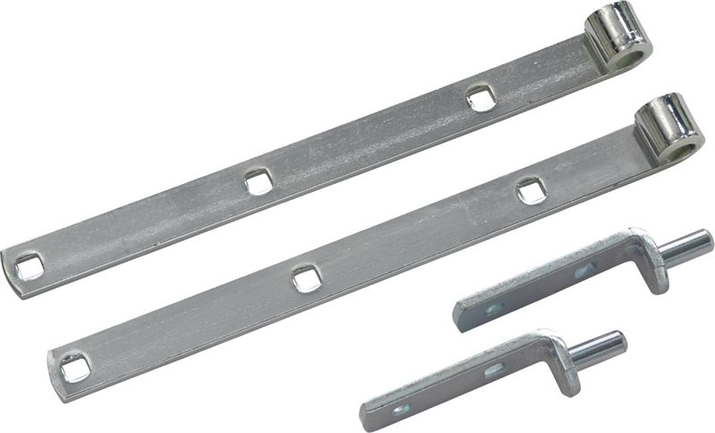 HAKGÅNGJÄRN MED HAKE ELFÖRZINKAD 300X25X6MM