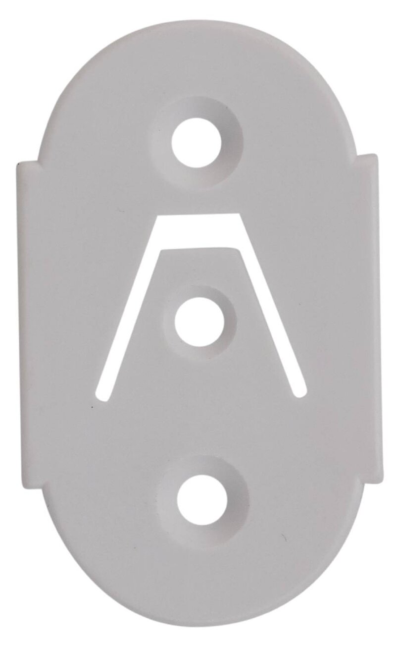 FÄSTBRICKA MILLERS 1102 PLAST VIT