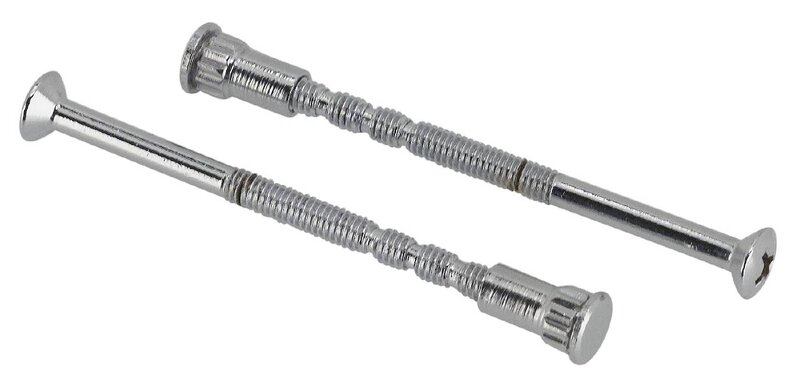 TRYCKESSKRUV M4 STRUKTUR INKL HYLSMUTTER  POLERAD MÄSS 65MM