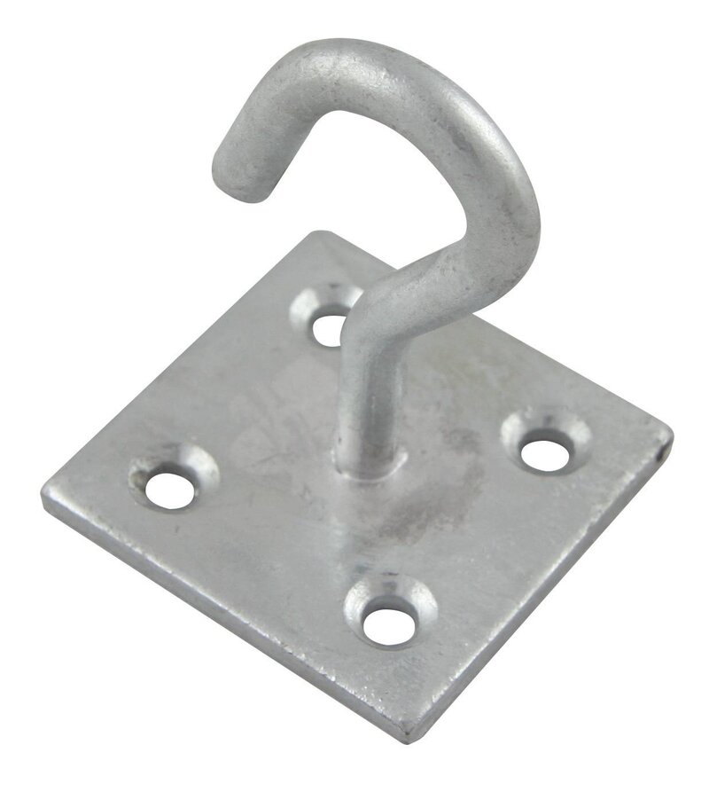 KROKFÄSTE MILLERS VARMFÖRZINKAD FÄSTPLATTA 51X51MM