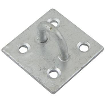 BYGELFÄSTE MILLERS VARMFÖRZINKAD FÄSTPLATTA 51X51MM