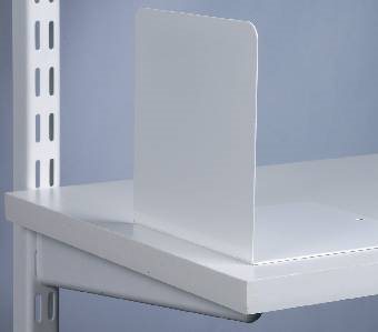 BOKSTÖD L-FORMAT ELFA 464310 VIT 130X137X130MM