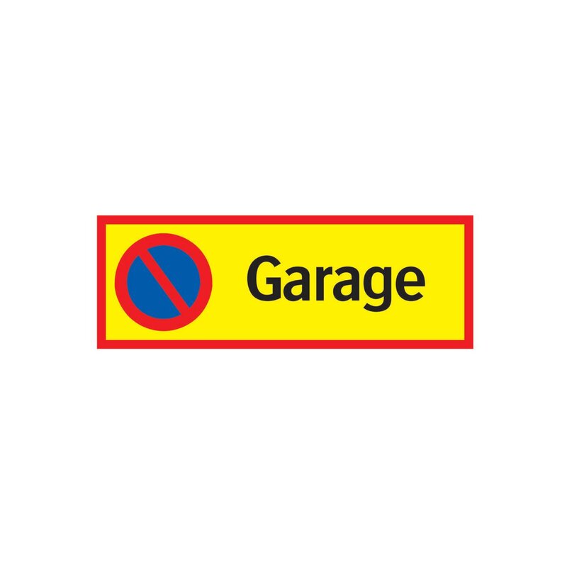 SKYLT 354422 TRAFIK GARAGE 210X594MM