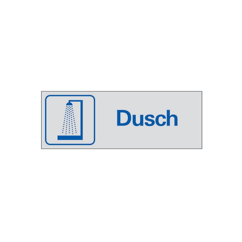 SKYLT 387950 SYMBOLSKYLT DUSCH 225X80MM