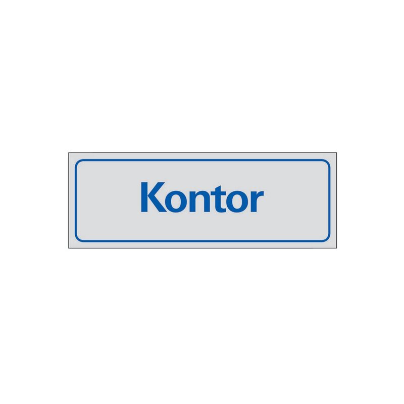 SKYLT 385050 SYMBOLSKYLT KONTOR 225X80MM