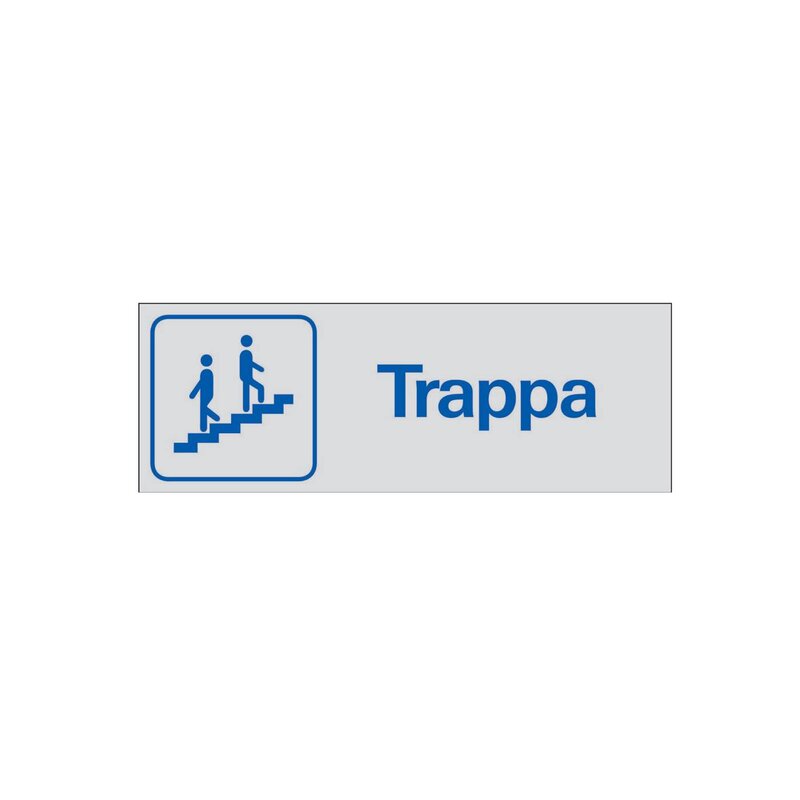 SKYLT 384950 SYMBOLSKYLT TRAPPA 225X80MM