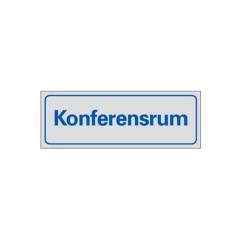 SKYLT 380350 SYMBOLSKYLT KONFERENSRUM 225X80MM