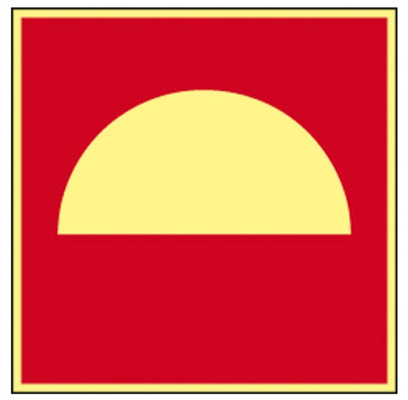 SKYLT 824401 SUPERNOVA BRANDREDSKAP SYMBOL 210X210MM