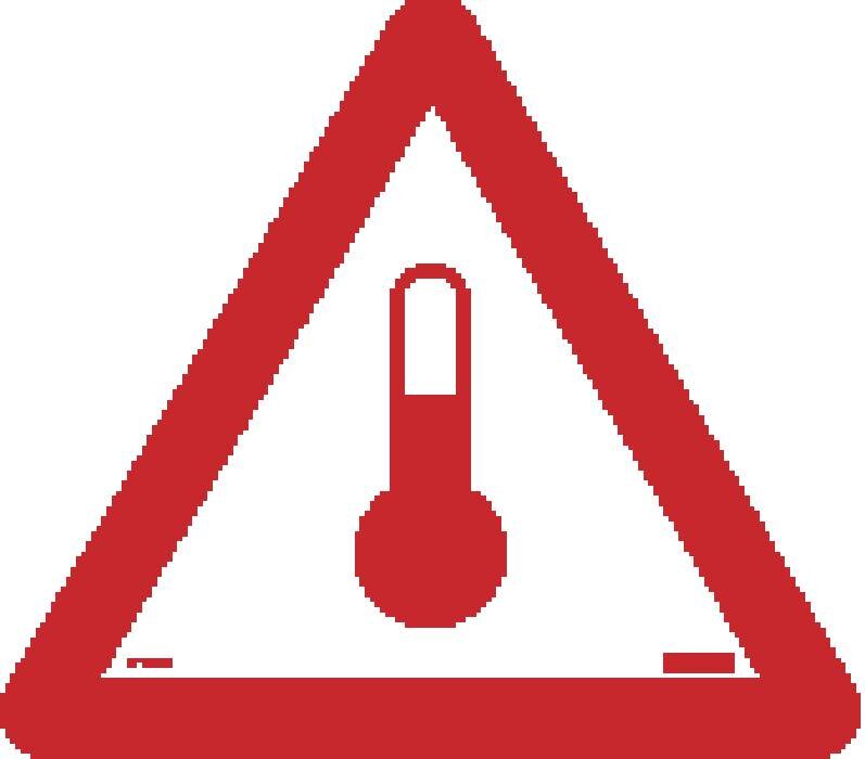 DEKAL 372850 TRAFIK ADR FÖRHÖJD TEMPERATUR 250X222MM