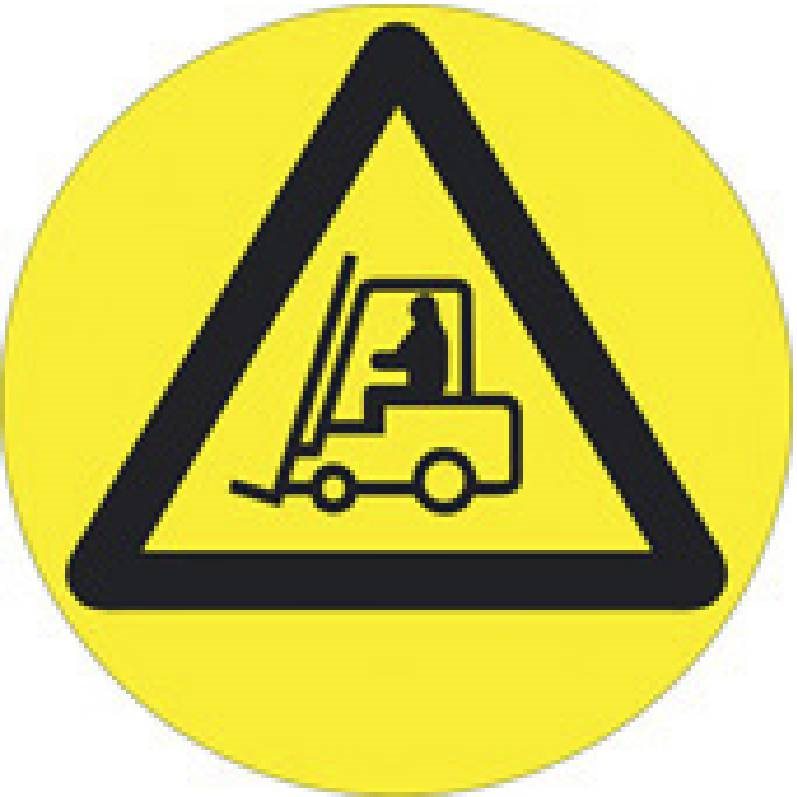 SKYLT 394440 GAFFELTRUCK UTAN TEXT DIA410MM