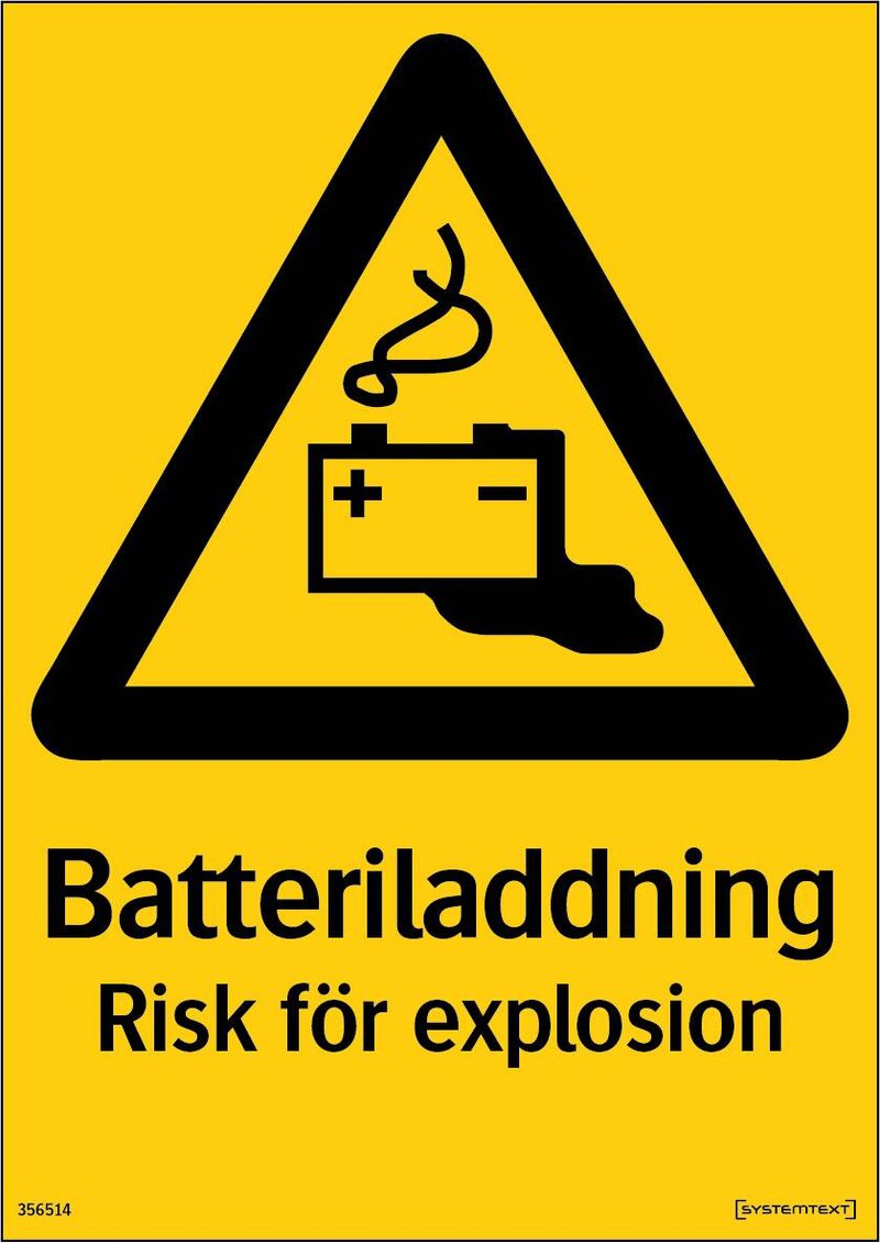 SKYLT BATTERILADD 356414 SYSTEMTEXT
